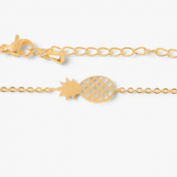 Bracelet doré Ananas en acier inoxydable