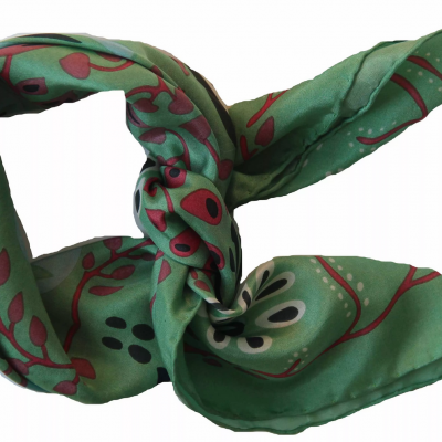 Foulard en soie Marushka Vert