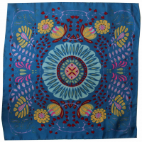 Foulard en soie Marushka Bleu