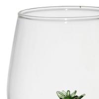 Verre Ananas COLOREA - Ambre / Vert 38CL