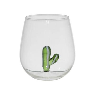 Verre Cactus COLOREA - Vert / Blanc 38CL