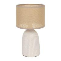 Lampe ESSENCIA Ecru - CERAMIQUE + JUTE