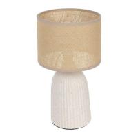 Lampe ESSENCIA Ecru - CERAMIQUE + JUTE