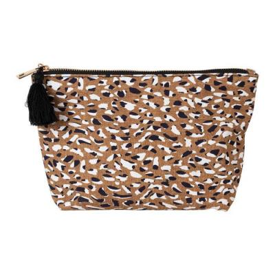 Pochette mocoa brun en coton 01