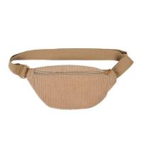 Sac banane velours beige 01