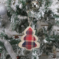 Suspension sapin jute tartan 01