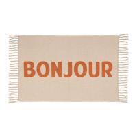 Tapis BONJOUR Beige 90X60Cm Coton