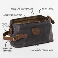 Trousse de toilette baroudeur noir 10