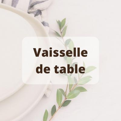 Vaisselle de table