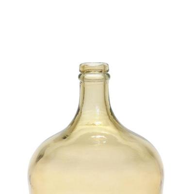 Vase Dame Jeanne en verre - Ambre