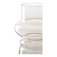 Vase en verre brun 02