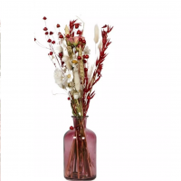 Vase rose bouquet de fleurs se che es naturelles 04